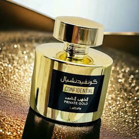 EAU DE PARFUM CONFIDENTIAL PRIVATE GOLD 100ML LATTAFA